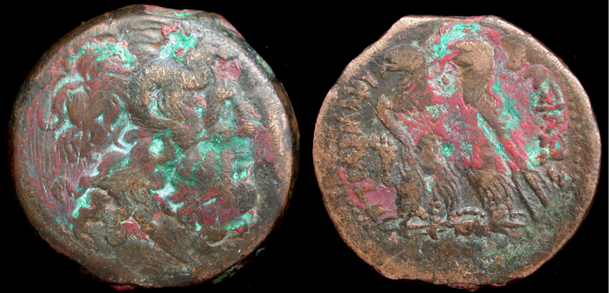 Ptolemy IV, Philopater & Ptolemy V (Joint reign) 221-204 BC, #3